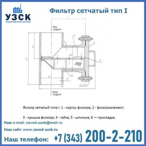 Фильтр сетчатый ФС по Т-ММ-11-2003 в Новокуйбышевске