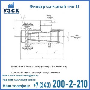 Фильтр сетчатый ФС по Т-ММ-11-2003 в Новокуйбышевске