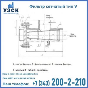 Фильтр сетчатый ФС по Т-ММ-11-2003 в Новокуйбышевске